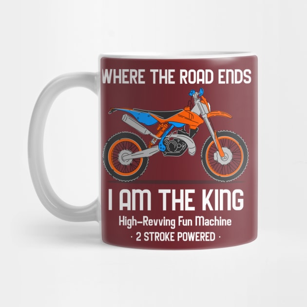 Where the Road Ends. Motorcycle. 2 Stroke Powered. by Suimei